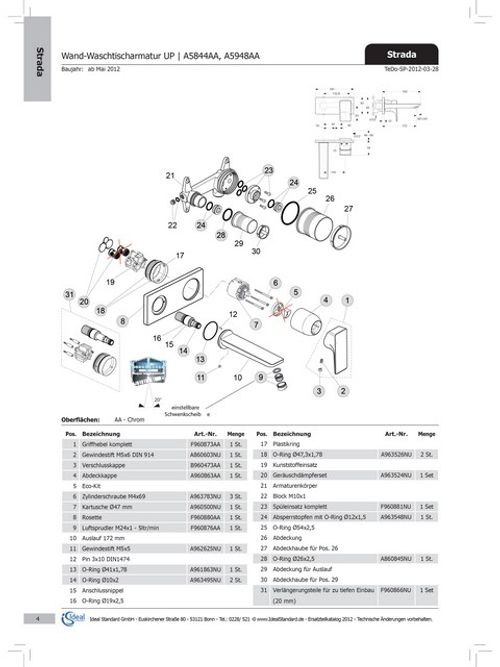 IS-Griffhebel-Strada-kpl-Click-Kart-Chrom-F960873AA gallery number 1